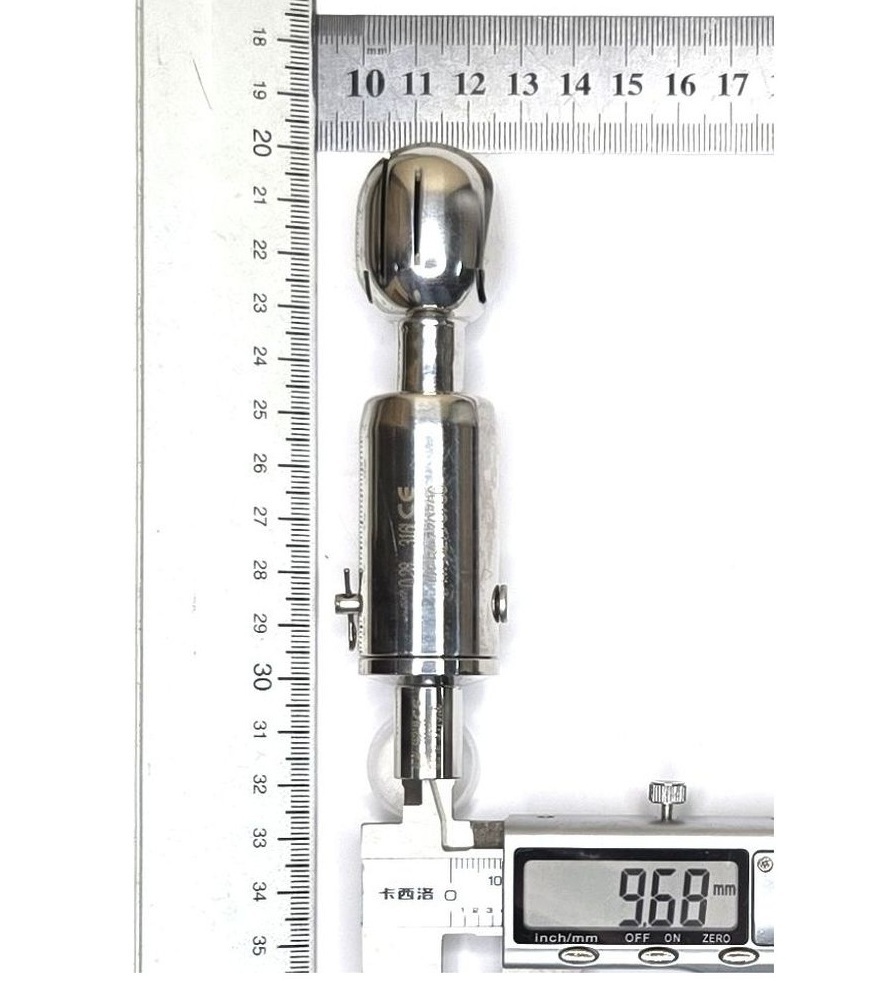 Головка моющая ротационная эллиптическая, шплинт, Q28, AISI316L, 0,5"