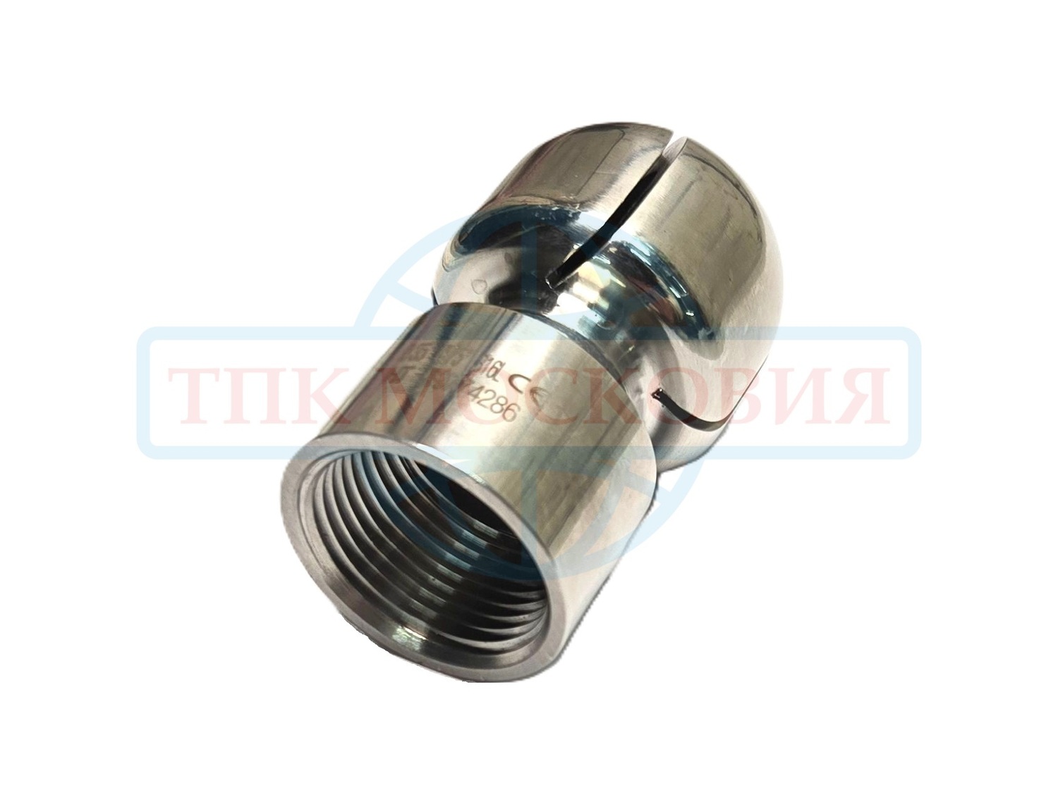 Головка моющая ротационная эллипсоидная, резьба, Q35, AISI316L, 3/4"