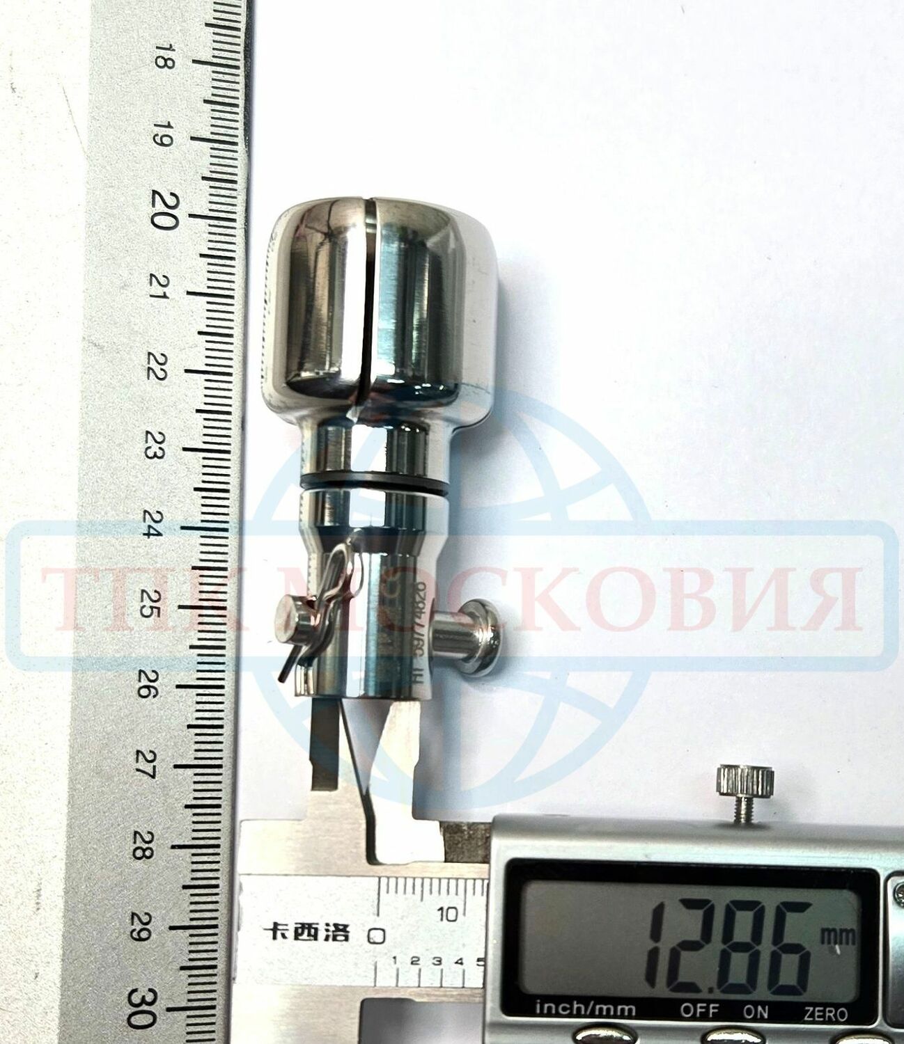 Головка моющая ротационная эллипсоидная, шплинт, Q28, AISI316L, 0,5"