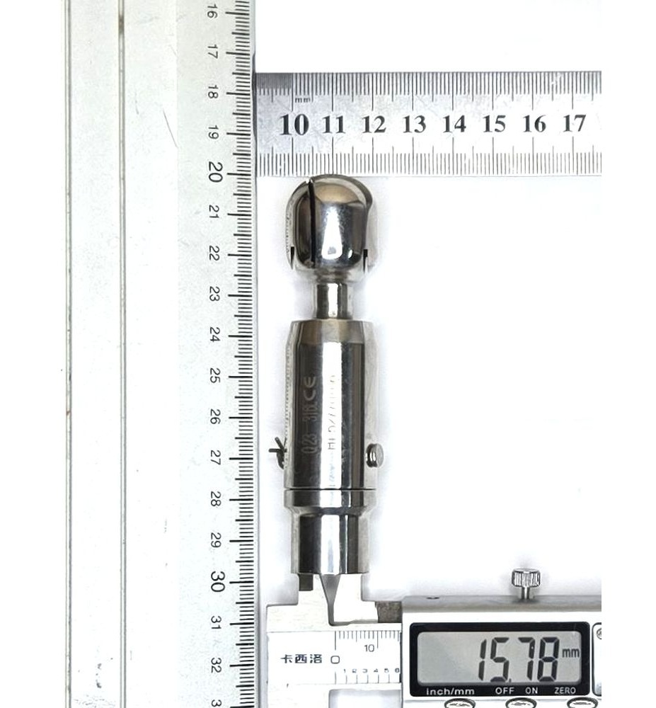 Головка моющая ротационная эллиптическая, шплинт, Q23, AISI316L, 0,75"