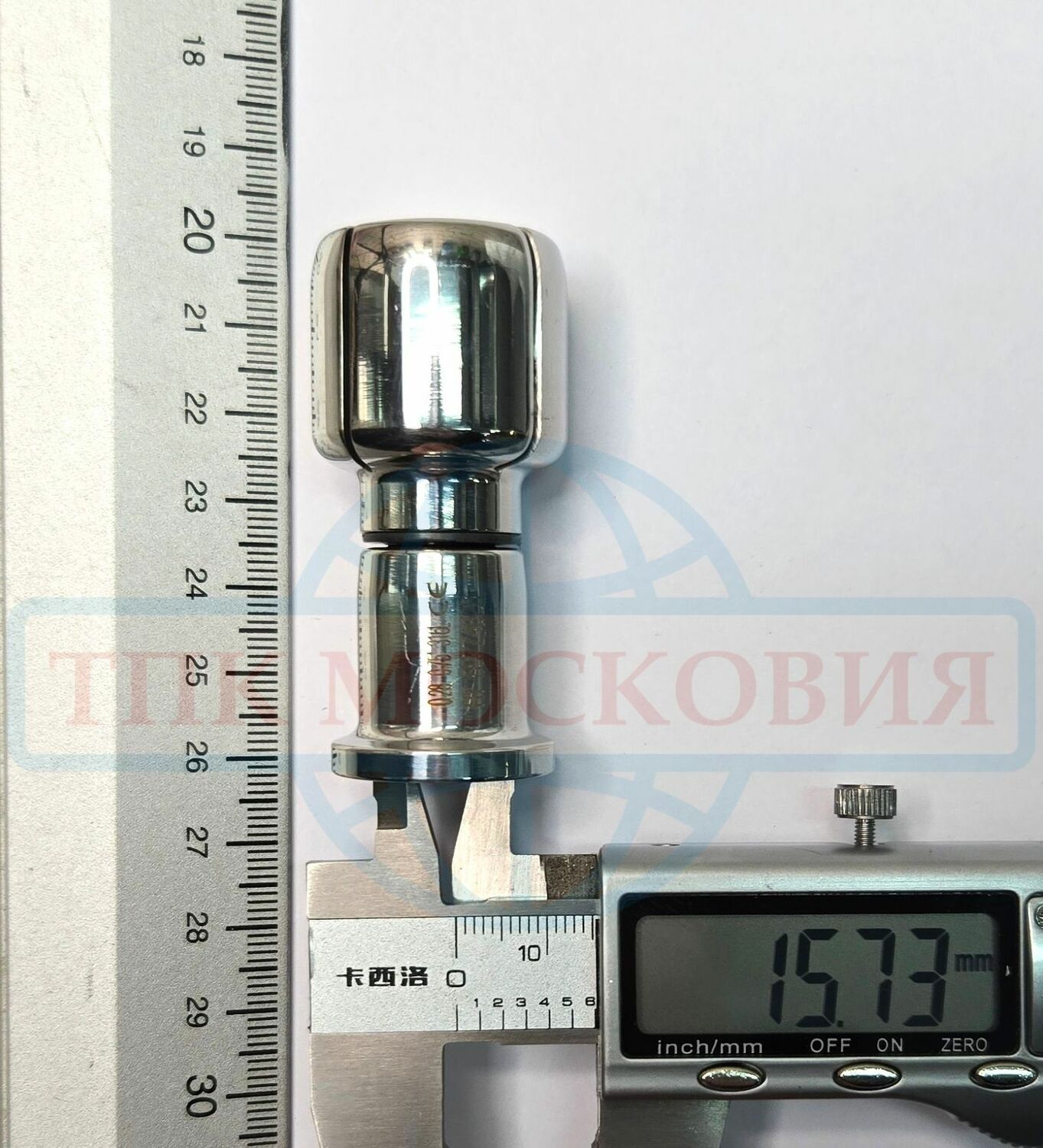 Головка моющая ротационная эллипсоидная, кламп, Q28, AISI316L, 0,75" (Х25)