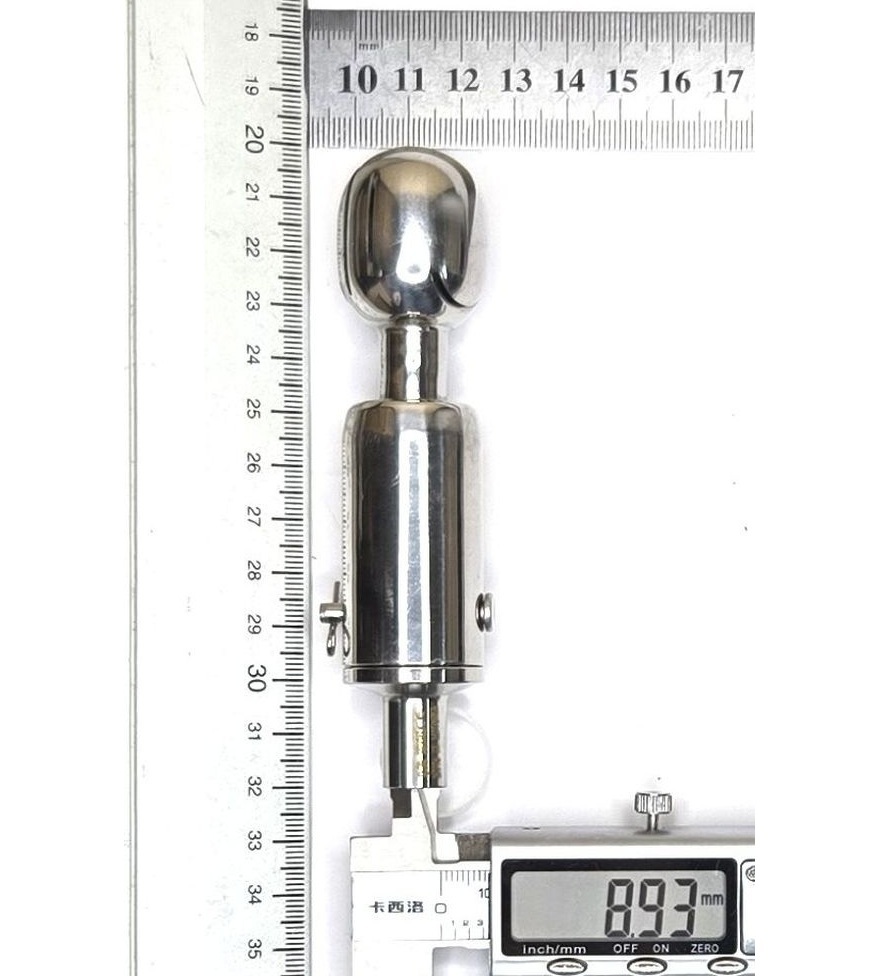 Головка моющая ротационная эллиптическая, шплинт, Q28, AISI316L, DN10