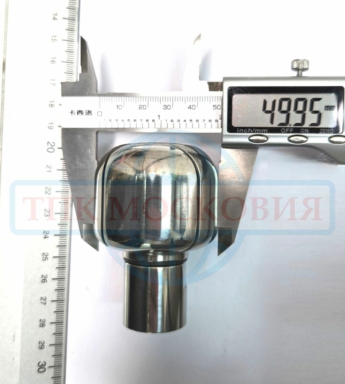 Головка моющая ротационная эллипсоидная, резьба, Q50, AISI316L, 1/2"