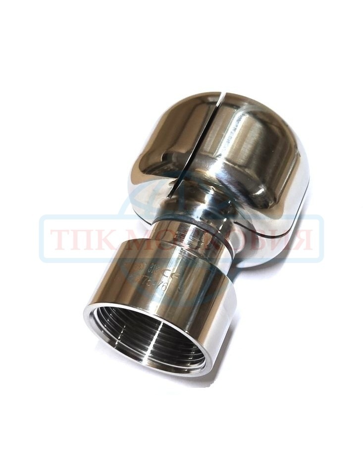 Головка моющая ротационная эллипсоидная, резьба, Q65, AISI316L, 1,25"