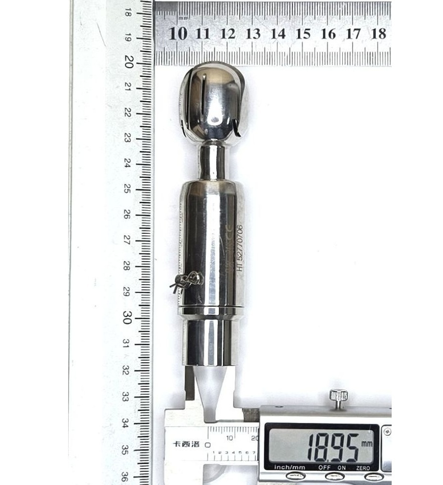 Головка моющая ротационная эллиптическая, шплинт, Q28, AISI316L, DN20